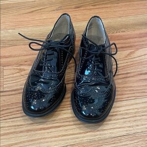Wanted Black Patent Leather Shoes